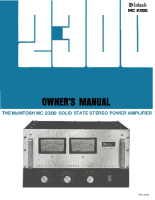 McIntosh MC-2300 - Owners manual1